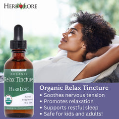 Herb Lore Organic Relax Tincture
