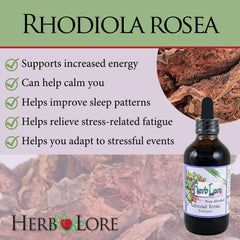 Herb Lore Adrenal Tonic - Non Alcohol Adrenal Fatigue Cortisol Support Herbal Supplement