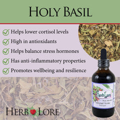 Herb Lore Adrenal Tonic - Non Alcohol Adrenal Fatigue Cortisol Support Herbal Supplement