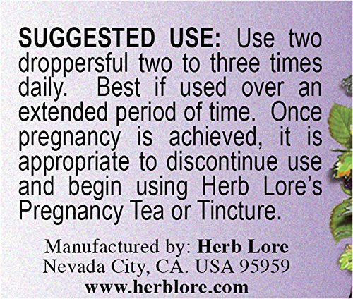 Herb Lore Organic Pre-Conception Fertility Tincture
