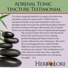 Herb Lore Adrenal Tonic - Non Alcohol Adrenal Fatigue Cortisol Support Herbal Supplement