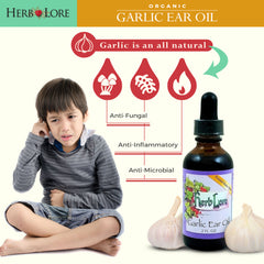 Organic Garlic Ear Oil Drops