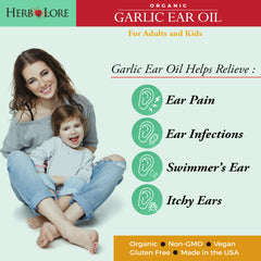 Organic Garlic Ear Oil Drops