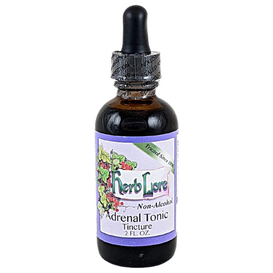 Herb Lore Adrenal Tonic - Non Alcohol Adrenal Fatigue Cortisol Support Herbal Supplement