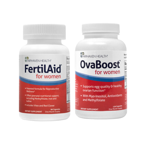 FertilAid for Women & Ovaboost for Women Combo