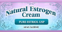 Natural Estrogen Cream - 2 oz Jar -  Estriol Cream
