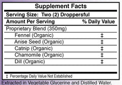 Herb Lore Organic Tummy Tea Tincture - Non Alcohol