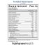 Supplement facts panel for FertilAid for Men by Fairhaven Health, showing vitamin, mineral, and herbal ingredient amounts per 3-capsule serving.