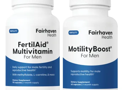 FertilAid for Men & MotilityBoost Combo – Daily Male Reproductive Support