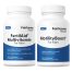 Side-by-side image of FertilAid for Men & MotilityBoost for Men supplement bottles from Fairhaven Health, labeled to support male reproductive health.