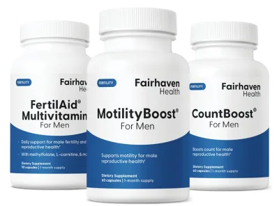 FertilAid for Men, MotilityBoost & CountBoost Combo